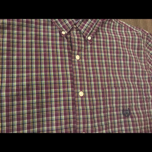 VTG Plaid (Purple), “CHAPS,” Button-Down - Picture 2 of 2